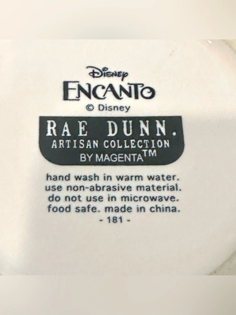 Rae Dunn Disney Encanto 